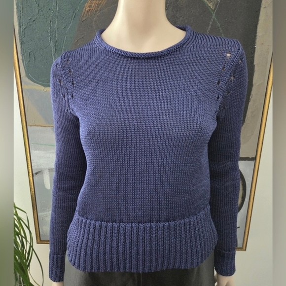 Banana Republic | Metallic Pullover Sweater - Picture 2 of 10